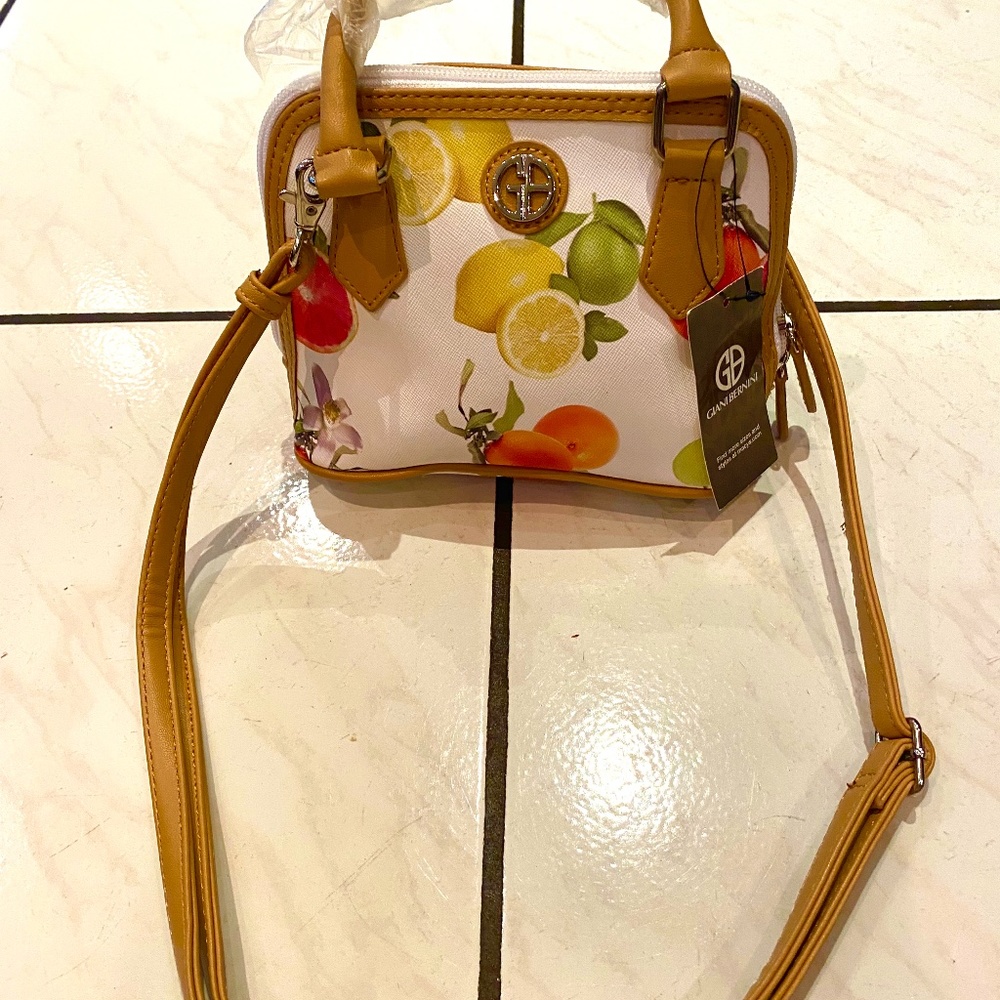 Giani Bernini Fruit Salad Cute Crossbody Handbag Purse NEW
